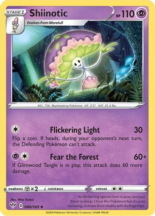 Shiinotic (080/189) [SWSH03 Darkness Ablaze] Reverse Holofoil - Uncommon