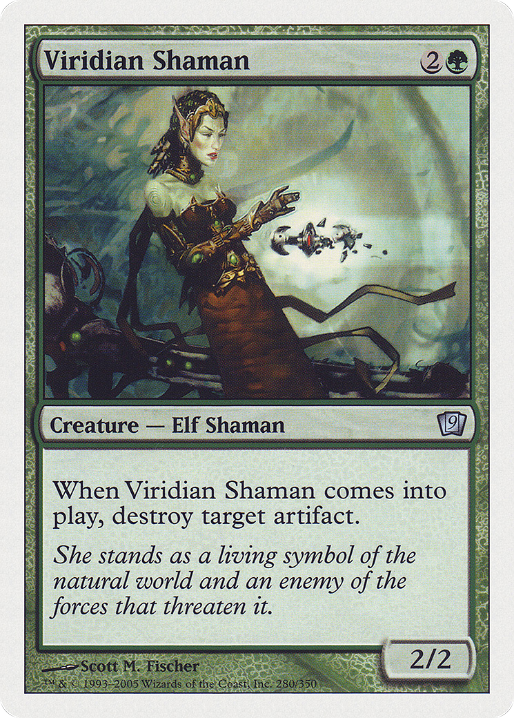 Viridian Shaman (9ED-280) [9th Edition]