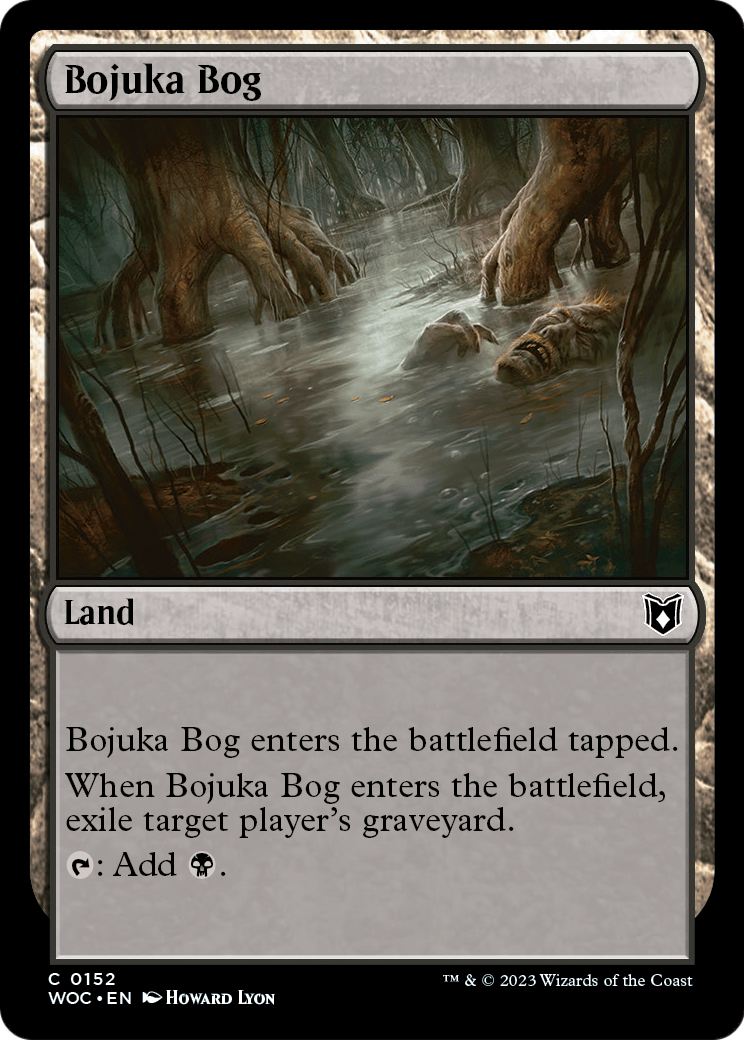 Bojuka Bog (WOC-152) [Wilds of Eldraine Commander]