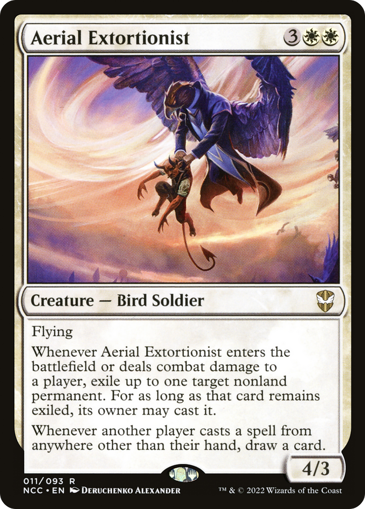 Aerial Extortionist (NCC-011) [New Capenna Commander]
