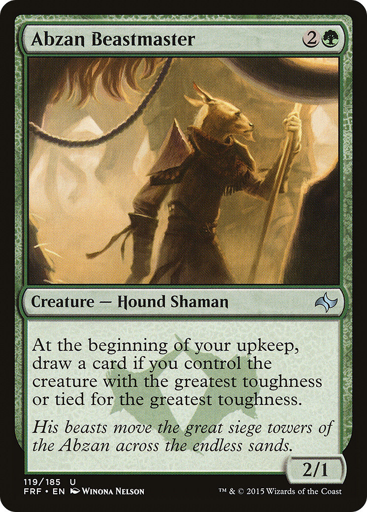 Abzan Beastmaster (FRF-119) [Fate Reforged]