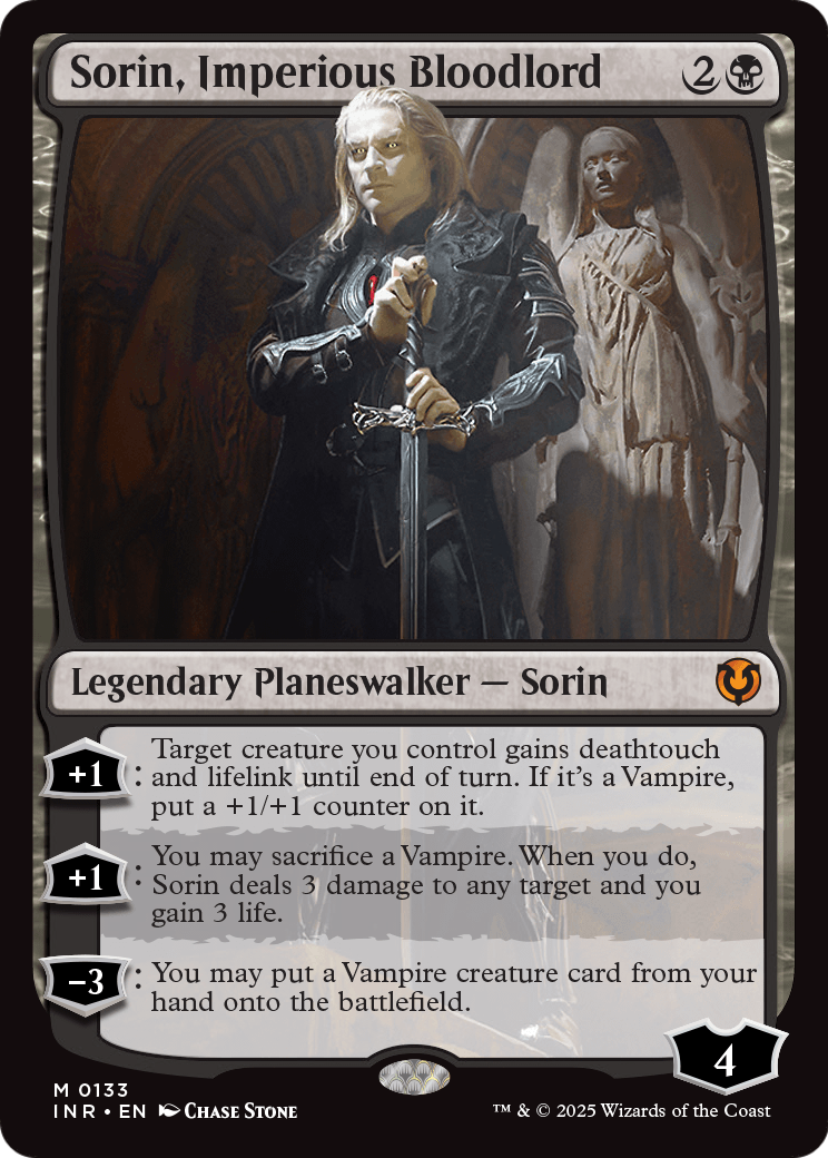 Sorin, Imperious Bloodlord (INR-133) [Innistrad Remastered] Foil