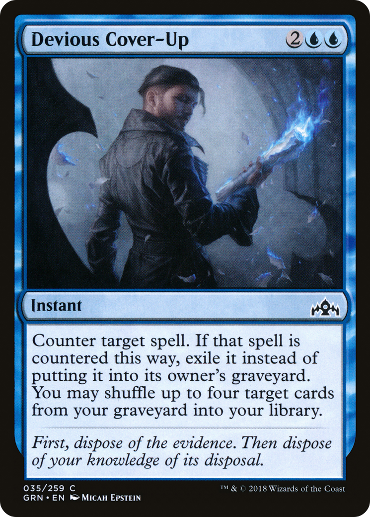 Devious Cover-Up (GRN-035) [Guilds of Ravnica] Foil