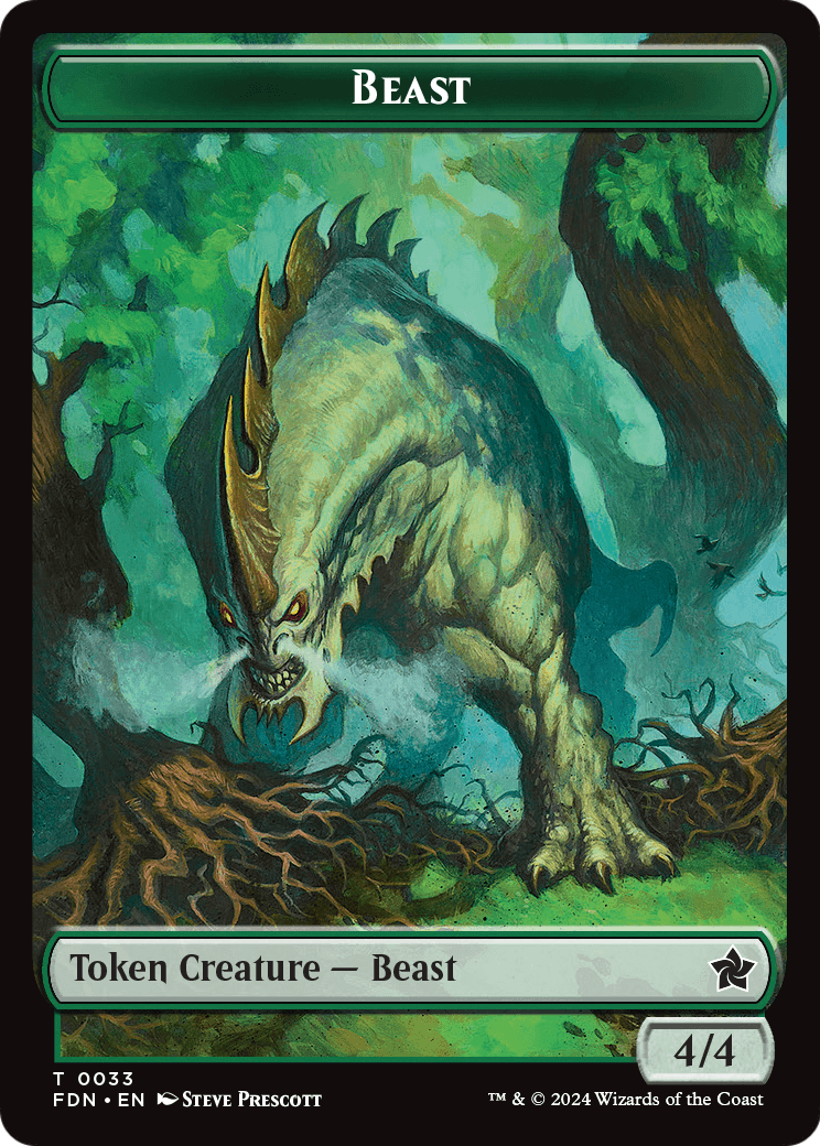Beast (TFDN-033) [Foundations Tokens] Foil