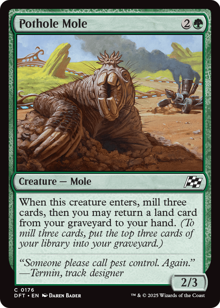 Pothole Mole (DFT-176) [Aetherdrift]
