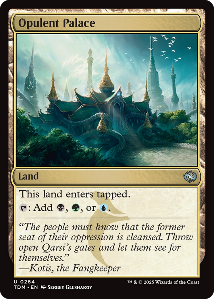 Opulent Palace (TDM-264) [Tarkir: Dragonstorm] Foil