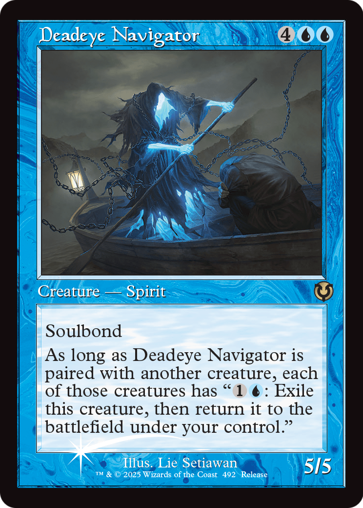 Deadeye Navigator (Retro Frame) (LARP-492) [Launch Party & Release Event Promos] Foil