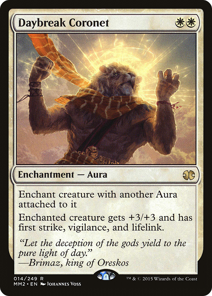 Daybreak Coronet (MM2-014) [Modern Masters 2015] Foil