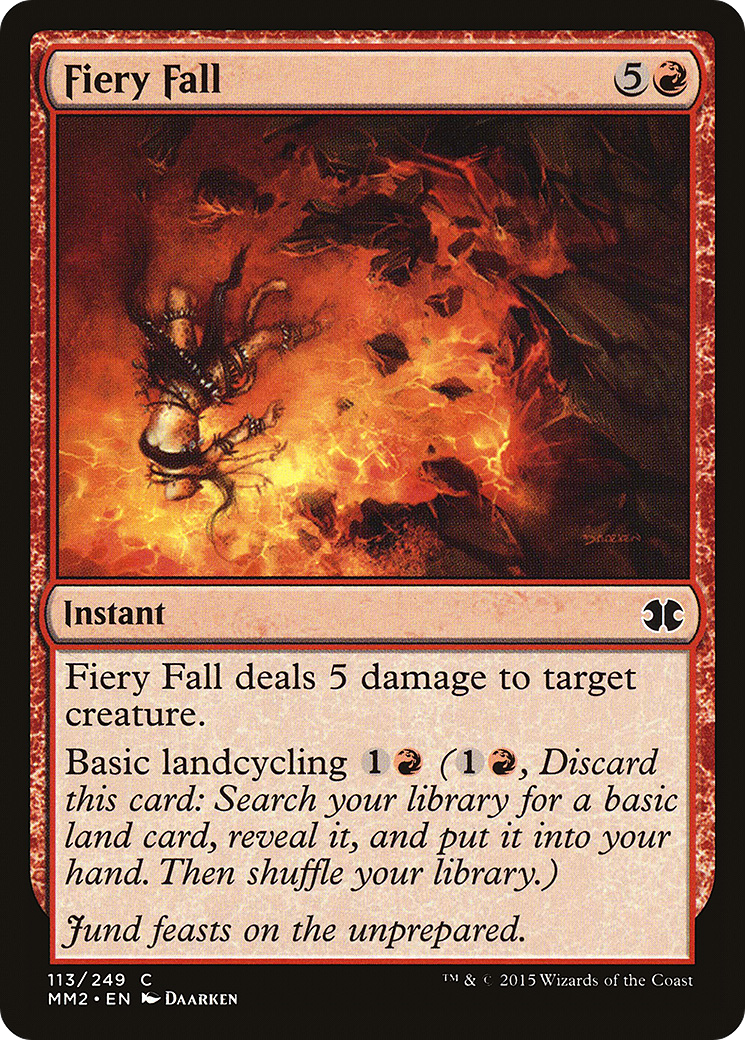 Fiery Fall (MM2-113) [Modern Masters 2015]