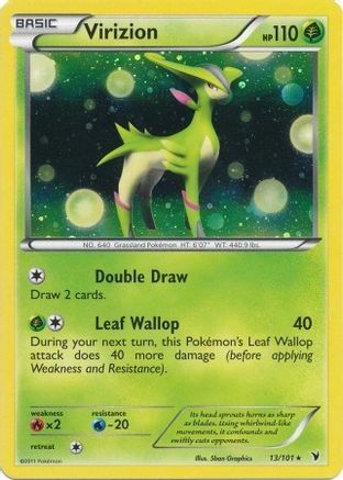 Virizion (Cosmos Holo) (13/101) [Blister Exclusives] Holofoil - Promo