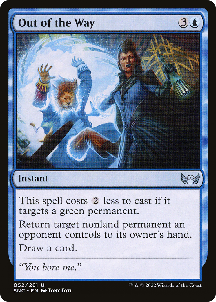 Out of the Way (SNC-052) [Streets of New Capenna]