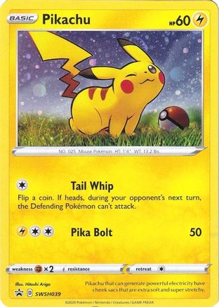 Pikachu (SWSH039/307) [SWSH Sword & Shield Promo Cards] Holofoil - Promo