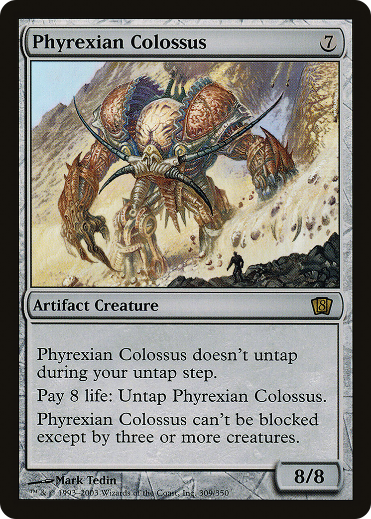 Phyrexian Colossus (8ED-309) [8th Edition]