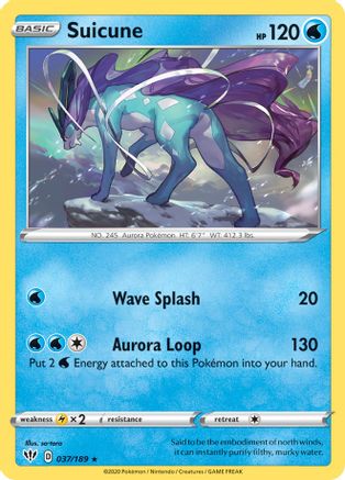 Suicune (037/189) [Deck Exclusives] - Rare