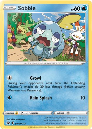 Sobble (SWSH073/307) [SWSH Sword & Shield Promo Cards] Holofoil - Promo