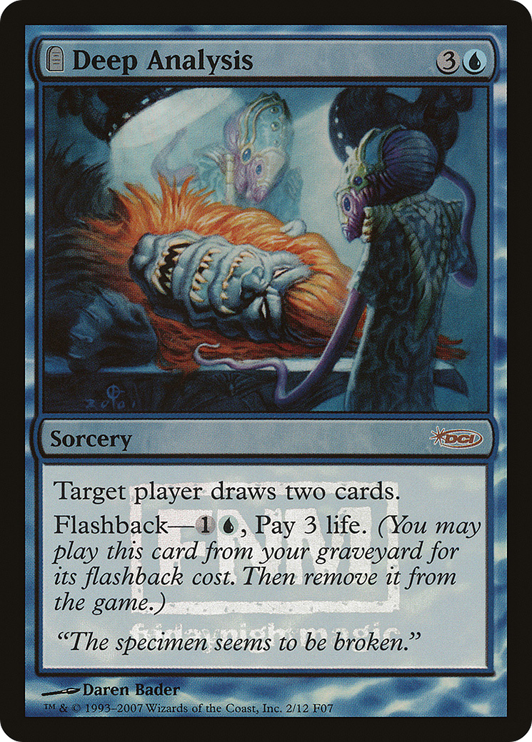 Deep Analysis (FNM-002) [Friday Night Magic 2007] Foil