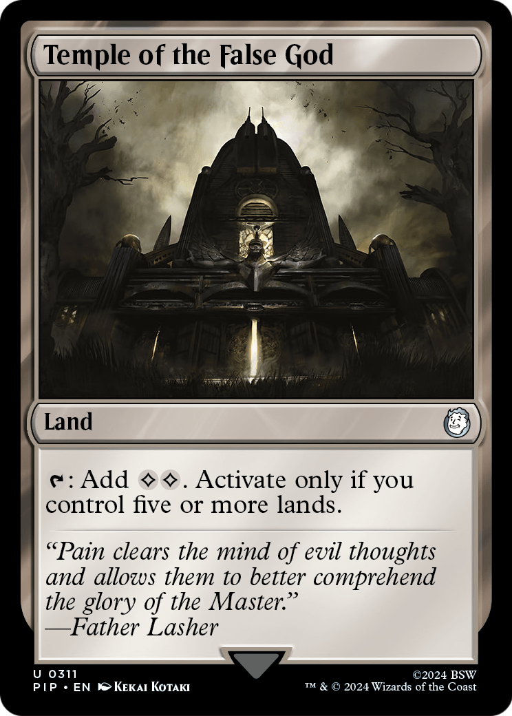 Temple of the False God (PIP-311) [Fallout] Foil