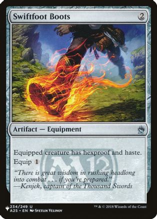 Swiftfoot Boots (A25) (LIST-234/249) [The List Reprints] Foil
