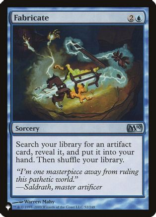 Fabricate (LIST-52/249) [The List Reprints] Foil