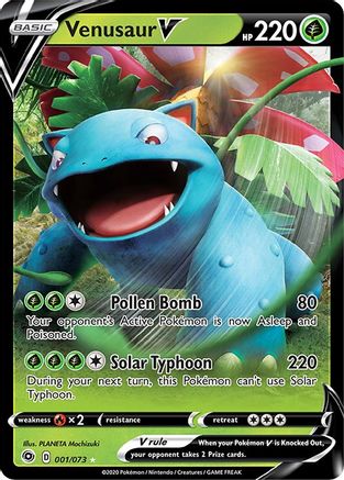 Venusaur V (001/73) [Champions Path] Holofoil - Ultra Rare
