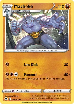 Machoke (025/73) [Champions Path] Reverse Holofoil - Uncommon