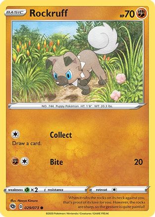 Rockruff (029/73) [Champions Path] - Common