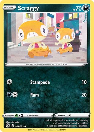 Scraggy (041/73) [Champions Path] - Common