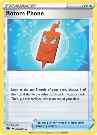Rotom Phone (064/73) [Champions Path] Reverse Holofoil - Uncommon