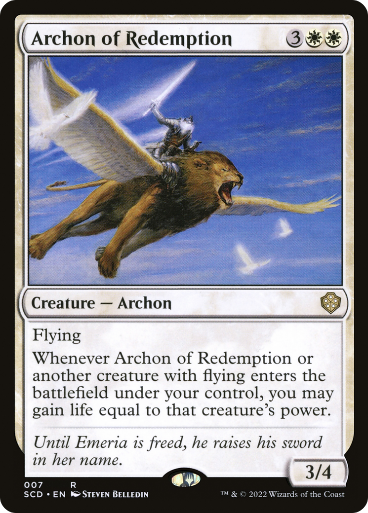Archon of Redemption (SCD-007) [Starter Commander Decks]