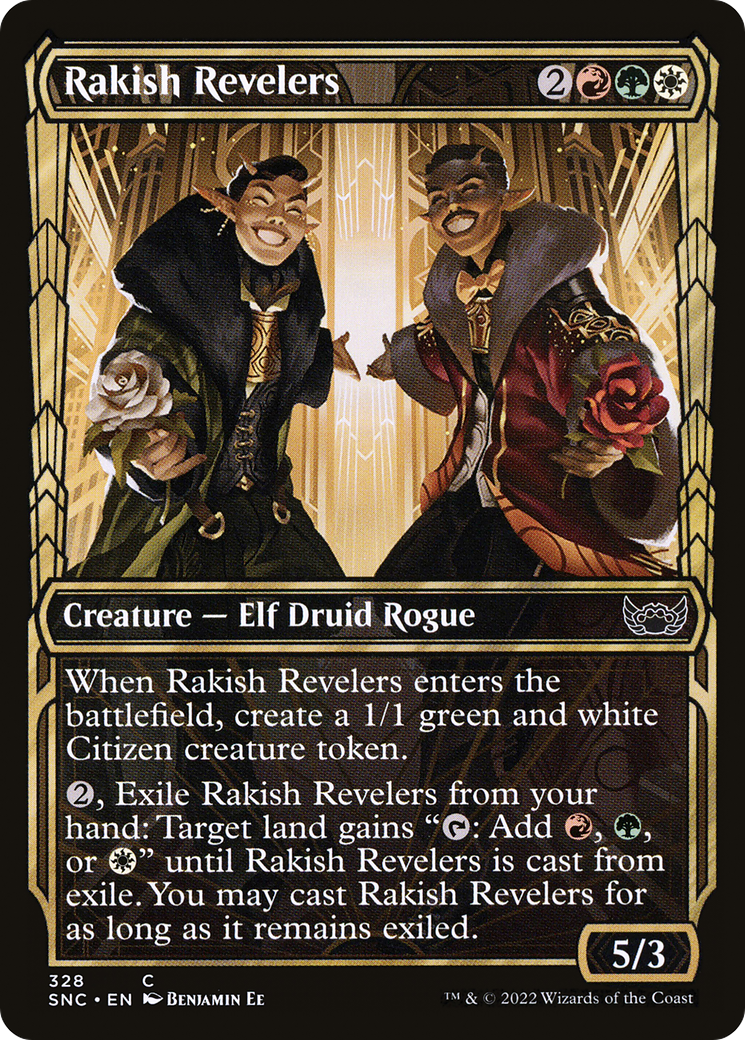 Rakish Revelers (Showcase) (SNC-328) [Streets of New Capenna] Foil