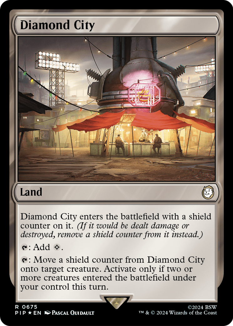 Diamond City (Surge Foil) (PIP-675) [Fallout] Foil