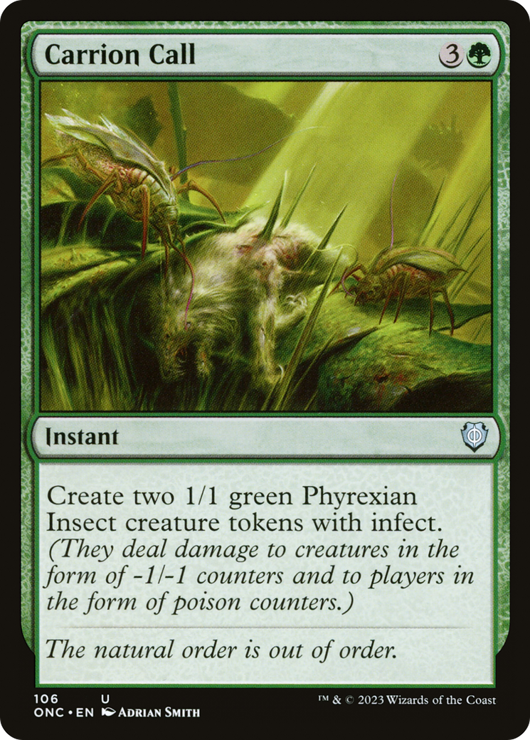 Carrion Call (ONC-106) [Phyrexia: All Will Be One Commander]