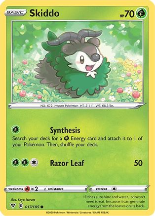 Skiddo (017/185) [SWSH04 Vivid Voltage] Reverse Holofoil - Common