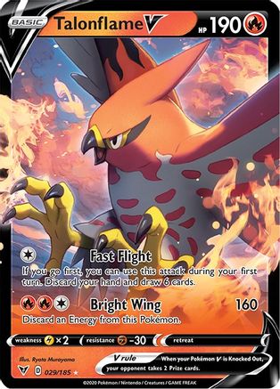 Talonflame V (029/185) [SWSH04 Vivid Voltage] Holofoil - Ultra Rare