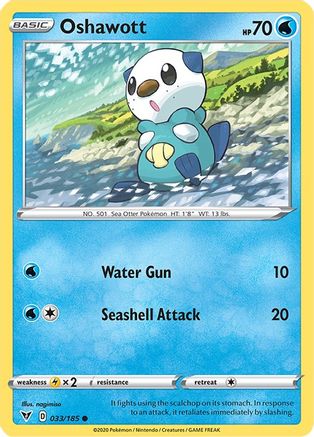 Oshawott (033/185) [SWSH04 Vivid Voltage] - Common