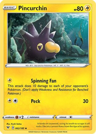 Pincurchin (062/185) [SWSH04 Vivid Voltage] - Uncommon