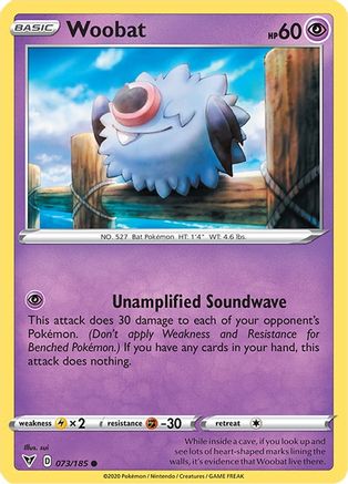 Woobat (073/185) [SWSH04 Vivid Voltage] - Common