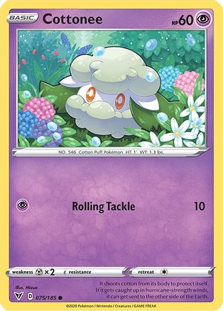Cottonee (075/185) [SWSH04 Vivid Voltage] Reverse Holofoil - Common