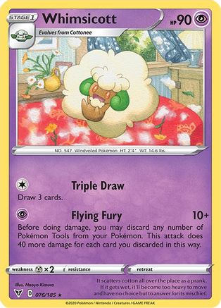 Whimsicott (076/185) [SWSH04 Vivid Voltage] - Rare