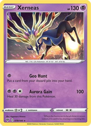 Xerneas (078/185) [SWSH04 Vivid Voltage] Holofoil - Holo Rare