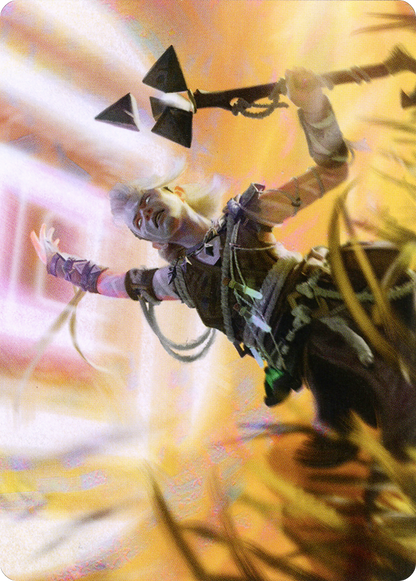 Kor Celebrant // Kor Celebrant (AZNR-041) (Borderless) [Zendikar Rising Art Series] Foil