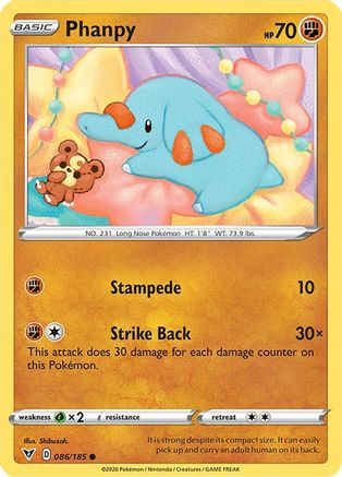Phanpy (086/185) [SWSH04 Vivid Voltage] Reverse Holofoil - Common