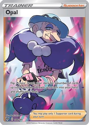 Opal (Full Art) (184/185) [SWSH04 Vivid Voltage] Holofoil - Ultra Rare