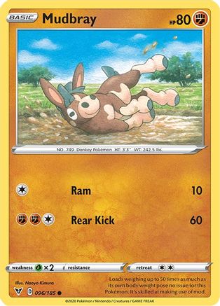 Mudbray (096/185) [SWSH04 Vivid Voltage] Reverse Holofoil - Common