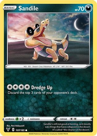 Sandile (107/185) [SWSH04 Vivid Voltage] - Common