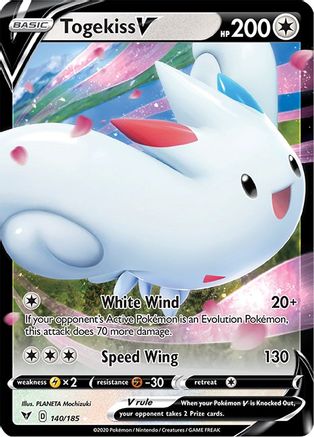 Togekiss V (140/185) [SWSH04 Vivid Voltage] Holofoil - Ultra Rare