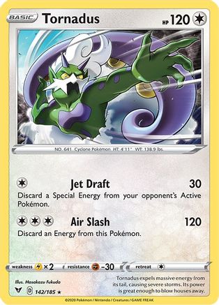 Tornadus (142/185) [SWSH04 Vivid Voltage] Reverse Holofoil - Holo Rare