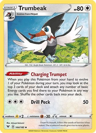 Trumbeak (144/185) [SWSH04 Vivid Voltage] - Uncommon