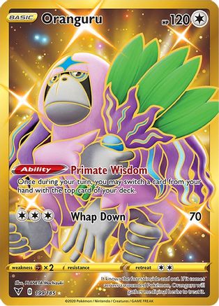 Oranguru (Secret) (199/185) [SWSH04 Vivid Voltage] Holofoil - Secret Rare