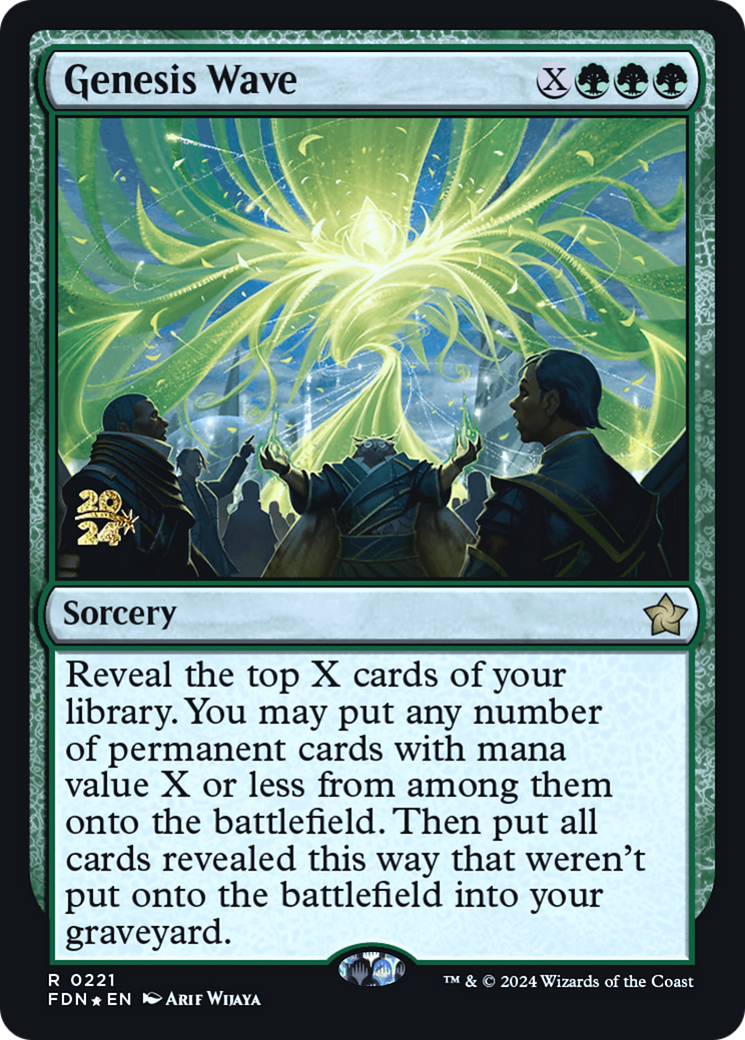 Genesis Wave (PRE-221) [Prerelease Cards] Foil